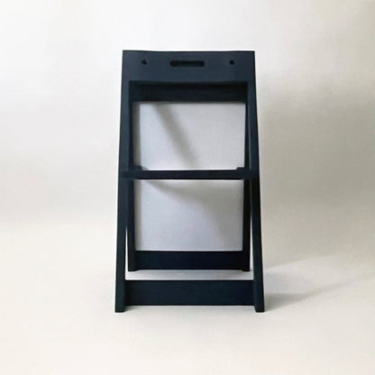 PicChair in blue; front view of chair.